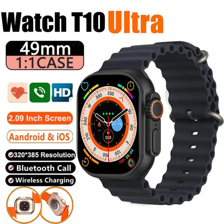 Watch T10 Ultra 2.09 Infinite Display Smartwatch